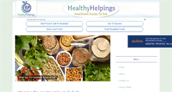Desktop Screenshot of healthyhelpings.net